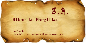 Bibarits Margitta névjegykártya